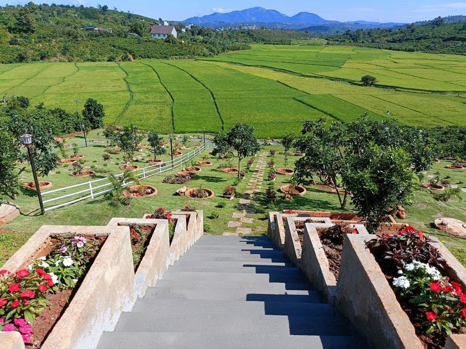 ban lo dat dien tich 10002 co san 100m2 tho cu tai thi tran di linh