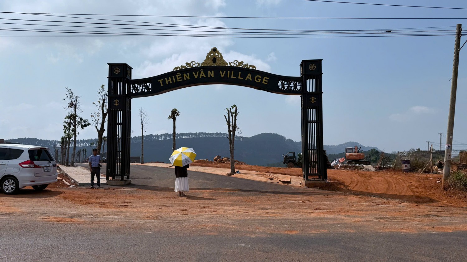 sieu re  dat cach duong nhua chinh 80m doi dien khu nghi duong thien van village gia chi 470 trieu