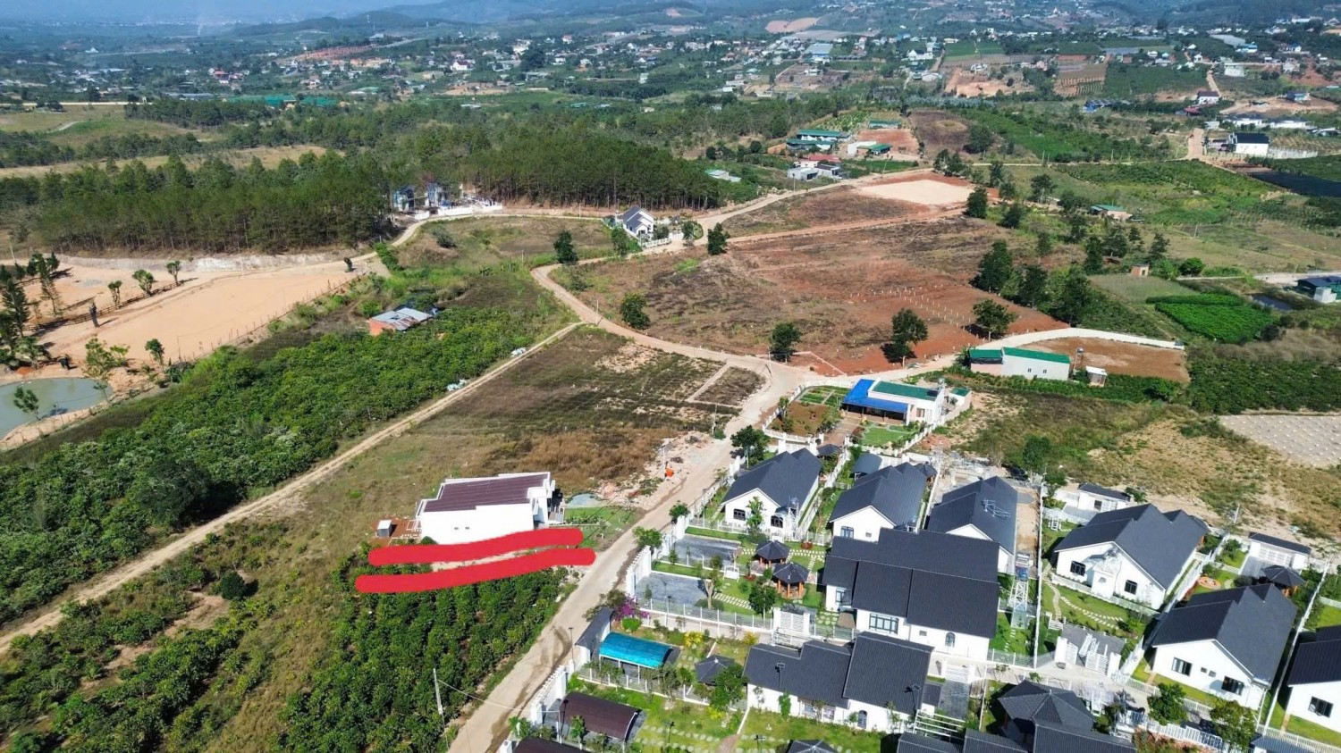 dat dep doi dien lang biet thu gia lam chi 650 trieu