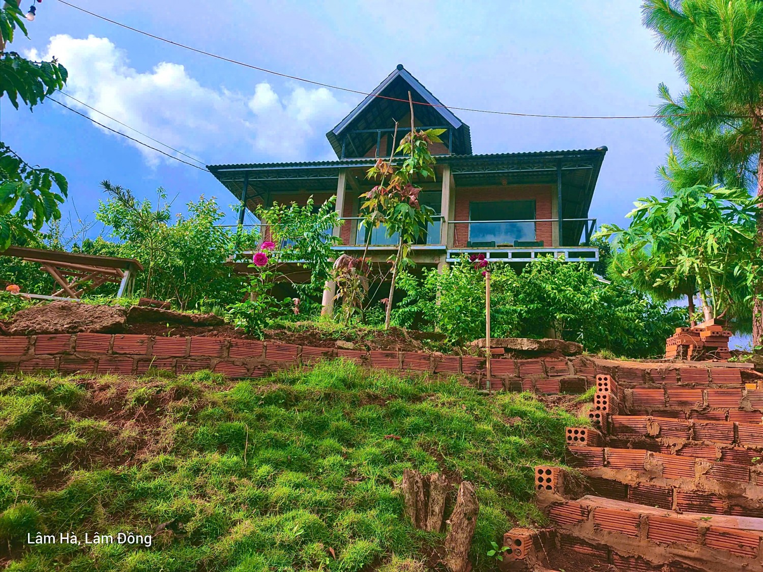 nha vuon ven da lat gia ngop o nam ban mat tien 65m san vuon trai cay view doi cuc dep