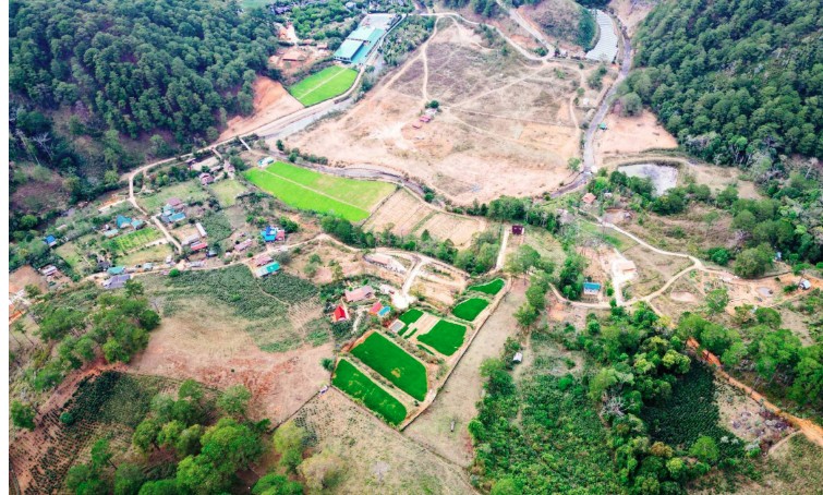 ban gap   dat da co trich luc  view doi view suoi tai lac duong lam dong  thich hop lam homestay